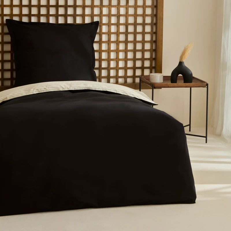 Karaca Marta Perkal-Bettbezug-Set, Einzelbett, Blau