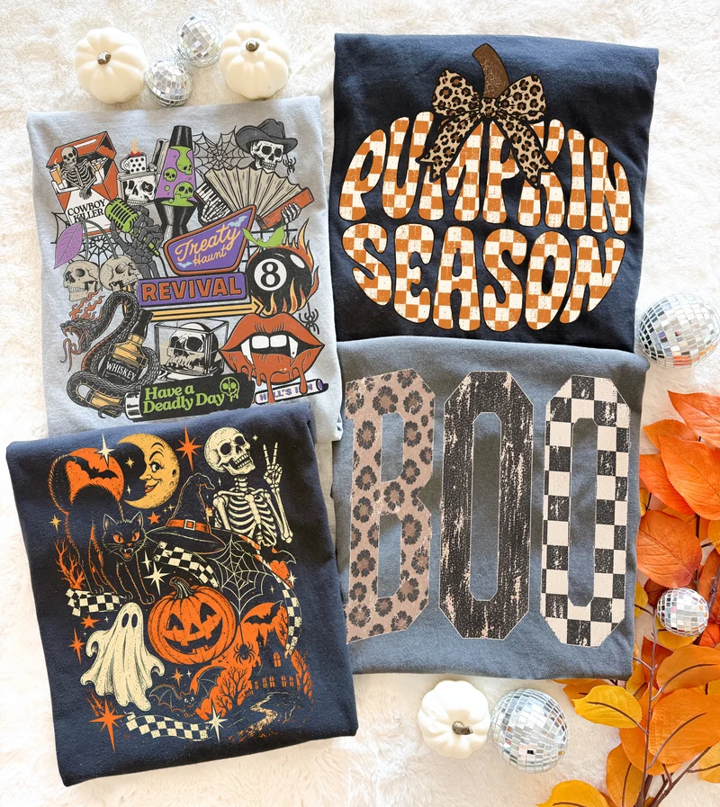 Retro Halloween Revival Tees