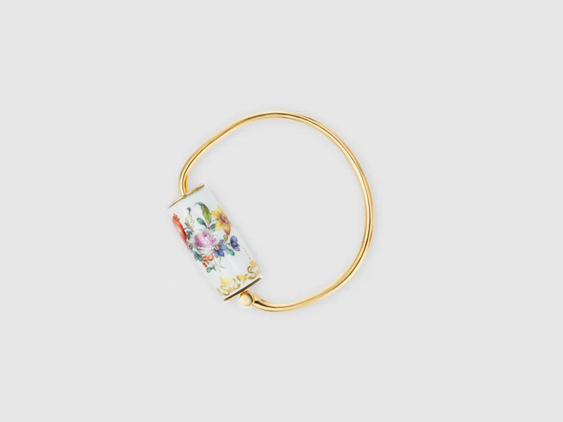 Marla Aaron x Nymphenburg | Trundle Lock Bracelet | 18k Gold | Cumberland