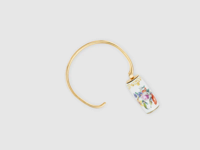 Marla Aaron x Nymphenburg | Trundle Lock Bracelet | 18k Gold | Cumberland