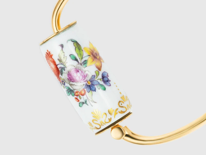 Marla Aaron x Nymphenburg | Trundle Lock Bracelet | 18k Gold | Cumberland