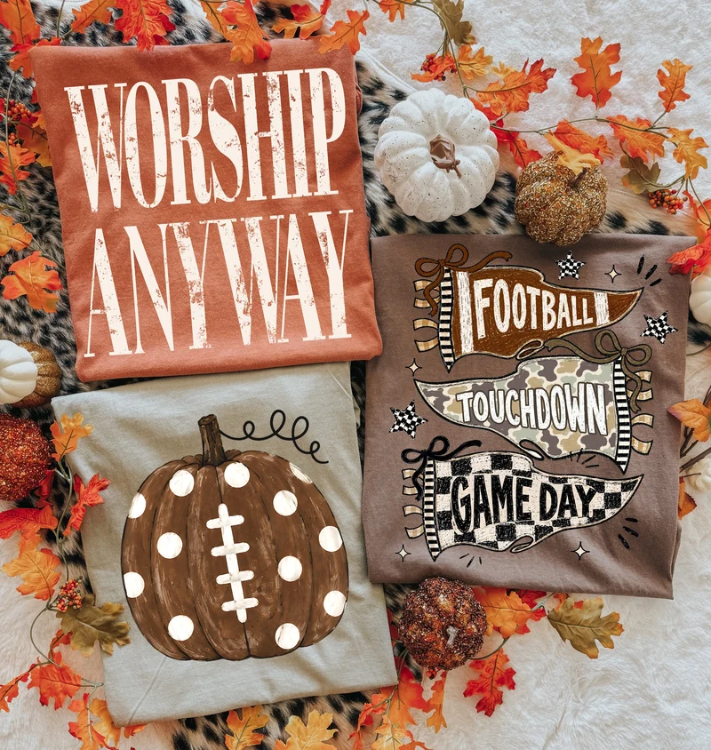 Football & Jesus Tees