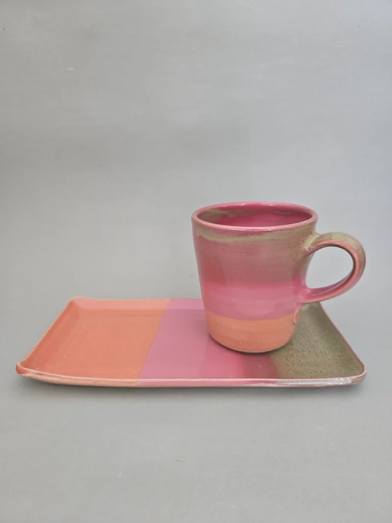 Set Tasse 0,25 l plus Teller Rechteck