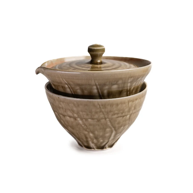 Shiboridashi Set von Ales Dancak grün/braun (140ml)