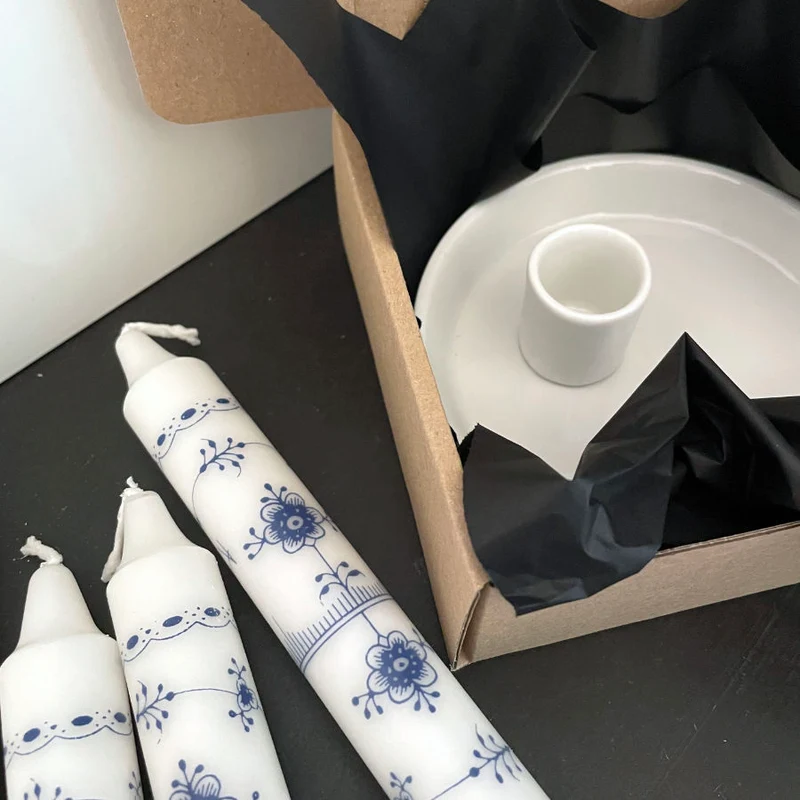 Geschenkset Kerzenhalter mit Kerze