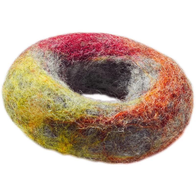 Katzenspielzeug Filzring