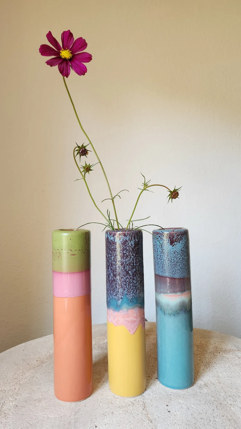 Röhrenvase "Colormatch"
