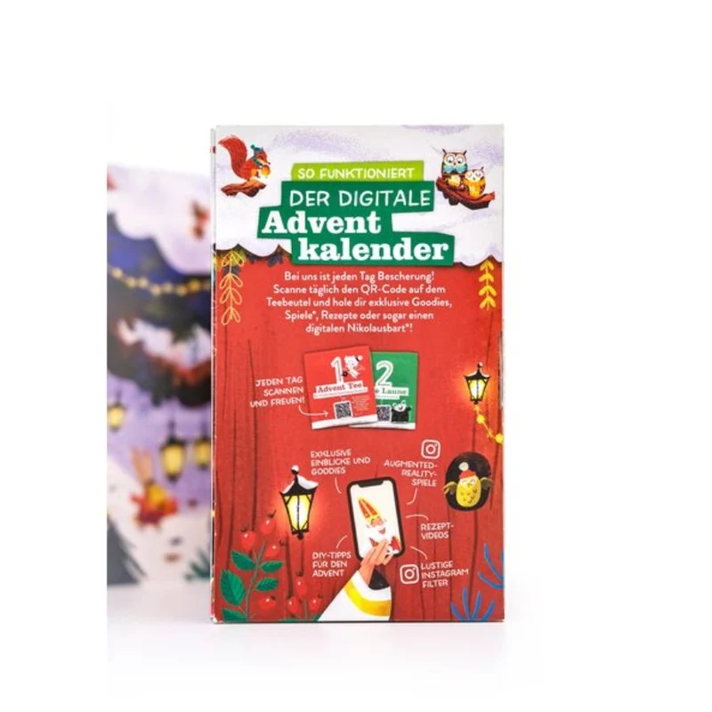 Sonnentor Tee Adventskalender Edition 2026, 24 Filterbeutel Bio