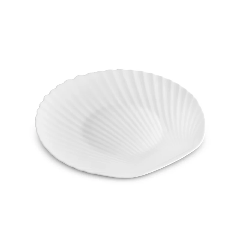 Karaca White Shell Opal Glas Tafelservice 18-teilig für 6 Personen