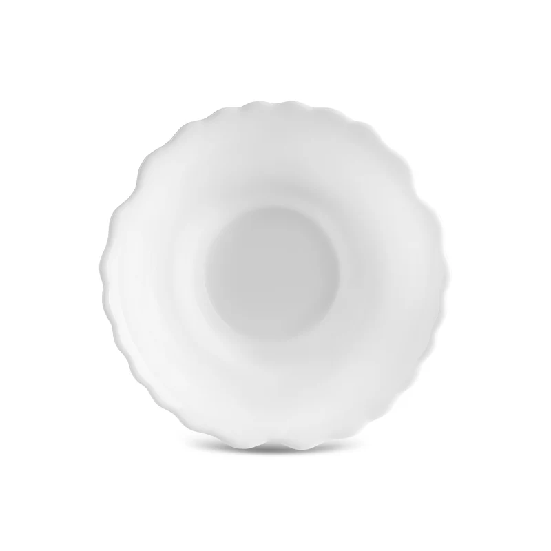 Karaca White Flower Opal Glas Tafelservice 18-teilig für 6 Personen