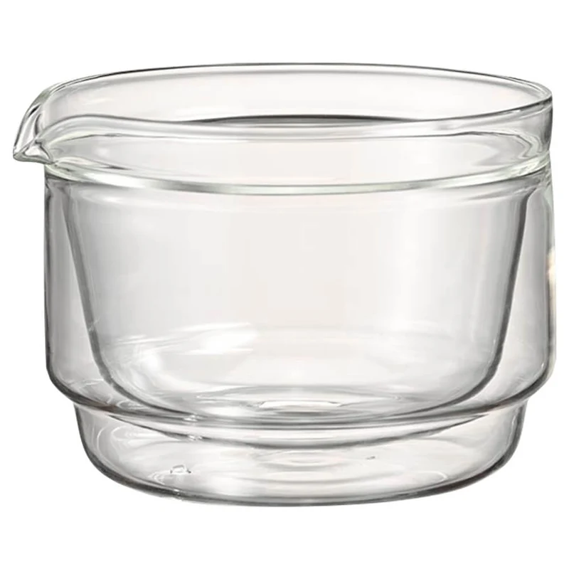 Doppelwandige Matchaschale aus Glas