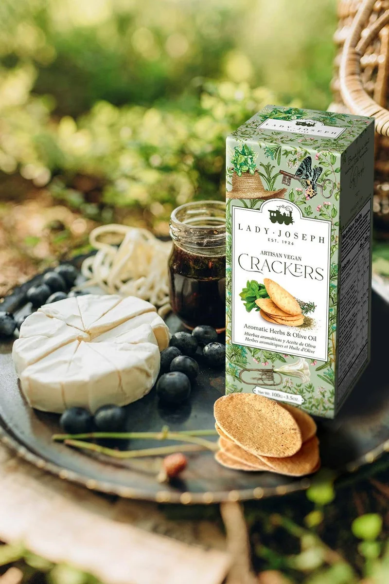 Cracker mit aromatischen Kräutern und extra nativem Olivenöl | Geschenkverpackung