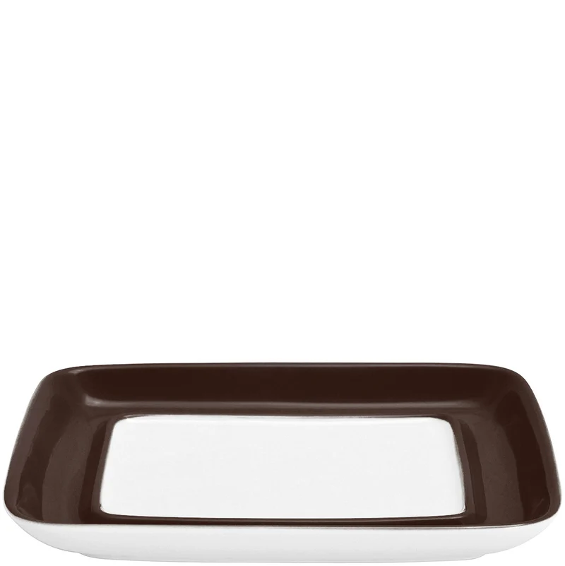 KAHLA Pronto Colore Unterteil zur Butterdose, eckig chocolate brown