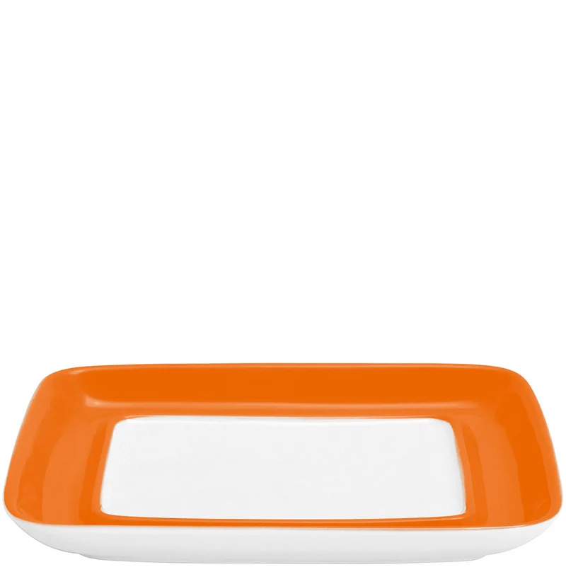 KAHLA Pronto Colore Unterteil zur Butterdose, eckig sunset orange