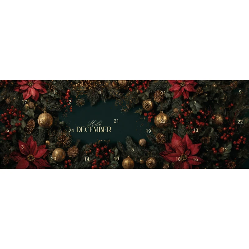 FLORAGOLD® Adventskalender Booklet 2026 | Kräutertee | Pyramidenbeutel