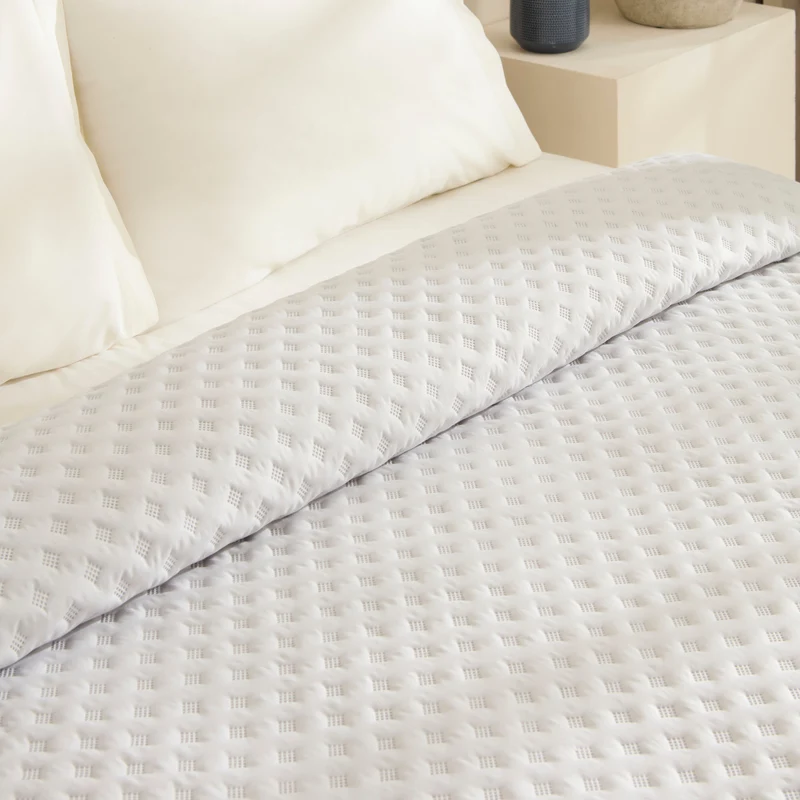 Karaca Ines Tagesdecken-Set, Doppelbett, Grau