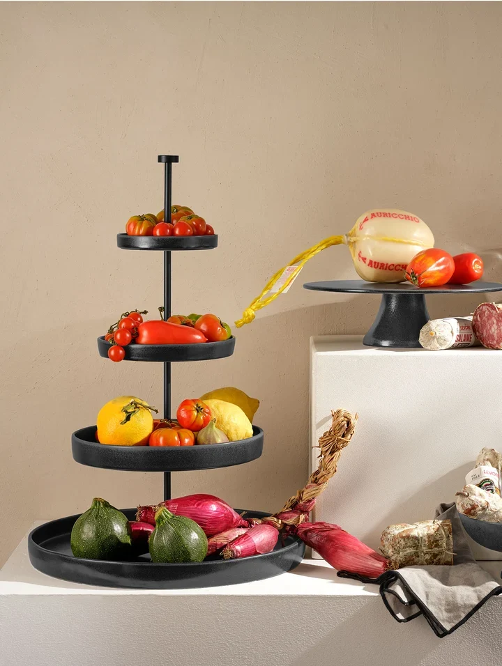 Etagere, 4-stufig, black iron | 92153174 | Steingut