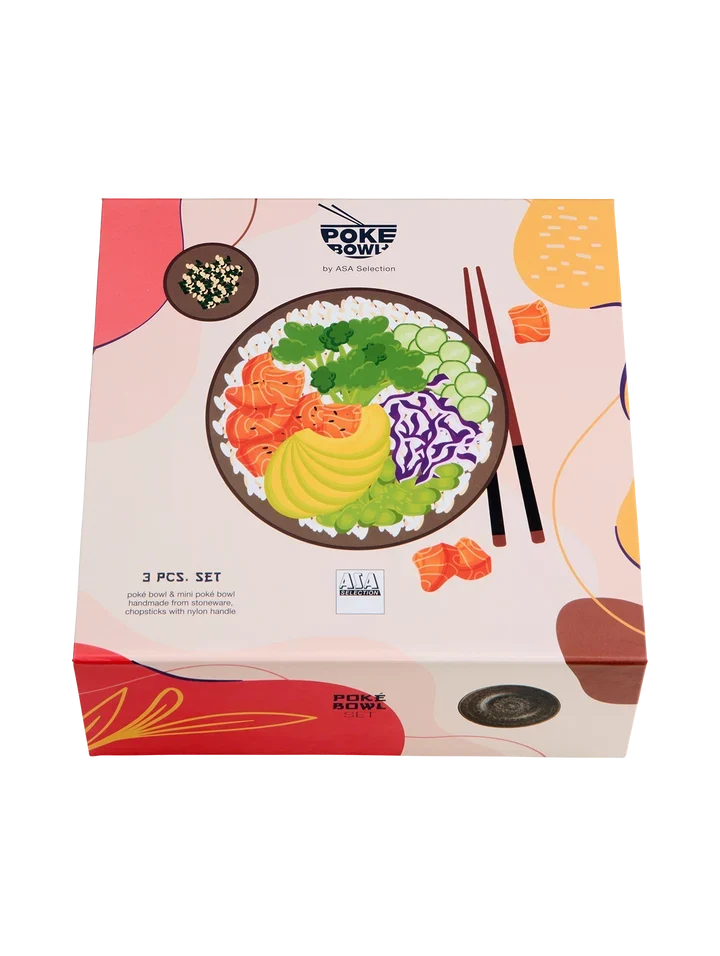 Poké Bowl Set, mangosteen | 24950266 | Steinzeug