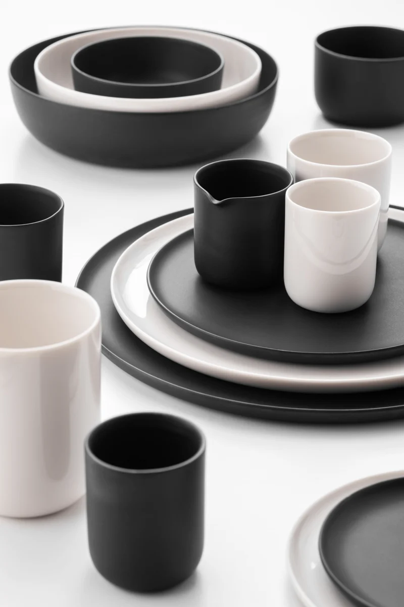 KAYA H Soup Bowl - Set of 2 | matte-black