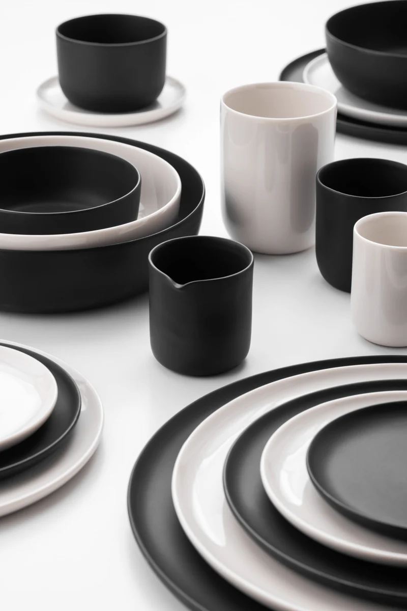 KAYA H Soup Bowl - Set of 2 | matte-black