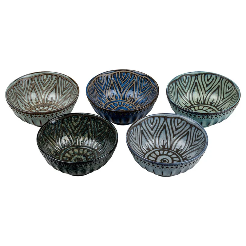Teeschalen-Set Jara - 5 Porzellanschalen