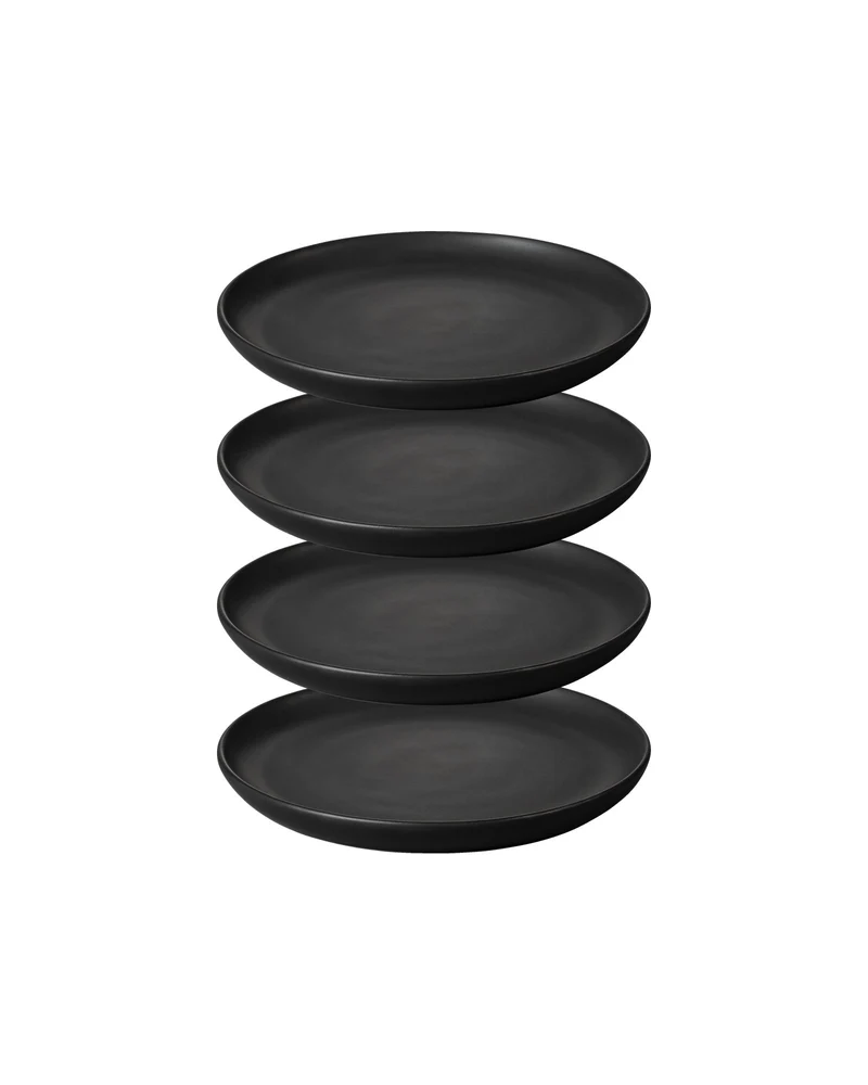 KAYA H Small Plate - Set of 4 | matte-black