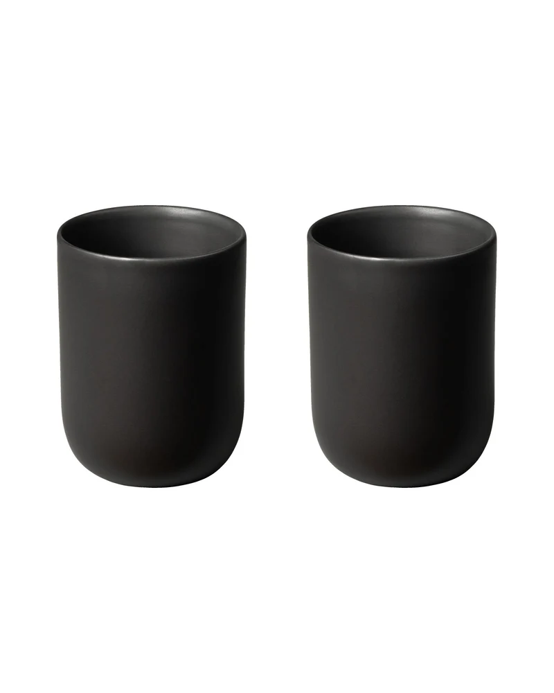 KAYA H Latte Cup - Set of 2 | matte-black