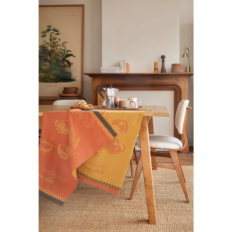 Geschirrtuch Jacquard Baumwolle 50x75 cm Le Pain au Chocolat