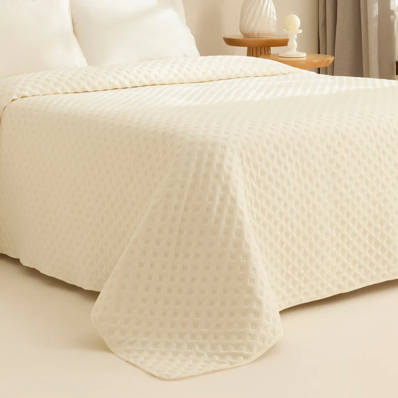 Karaca Ines Tagesdecke, Einzelbett, Ecru