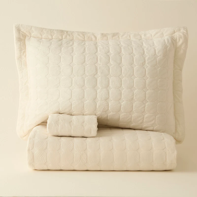 Karaca Alice Tagesdecke, Doppelbett, Creme