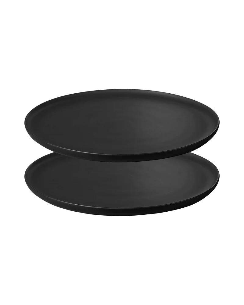KAYA H Dinner Plate - Set of 2 | matte-black
