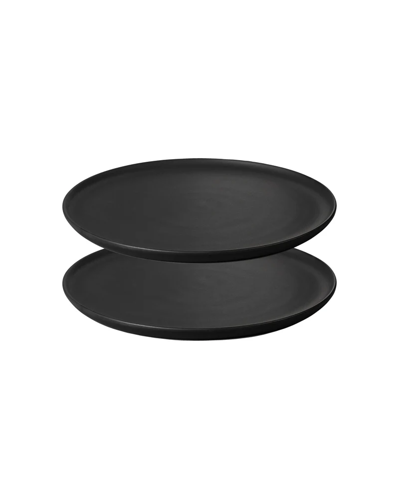 KAYA H Dessert Plate - Set of 2 | matte-black