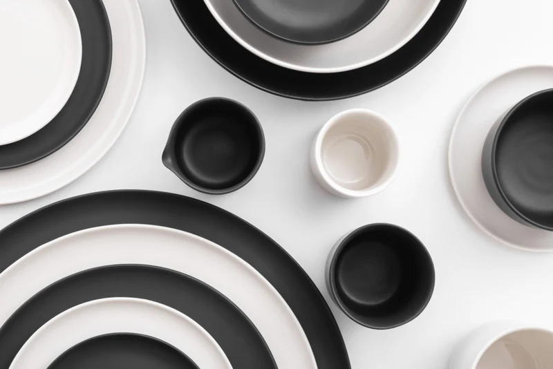 KAYA H Dessert Plate - Set of 2 | matte-black