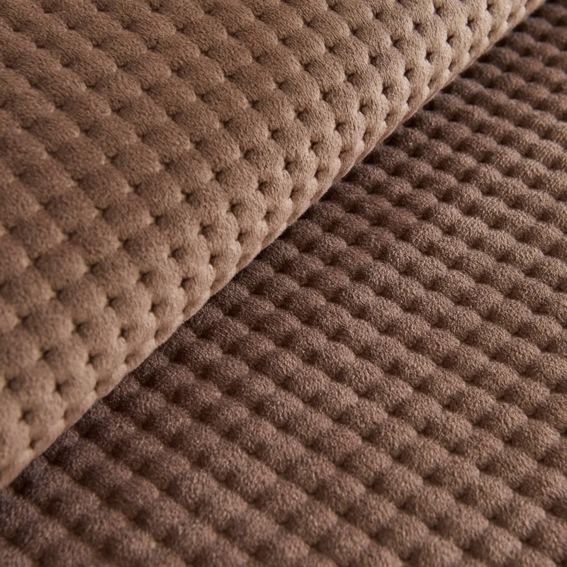 Karaca Chloe Tagesdecke, Einzelbett, Braun