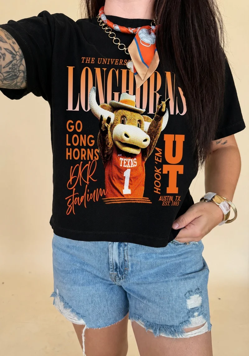 UA & UT Collegiate Boxy Crop Tees