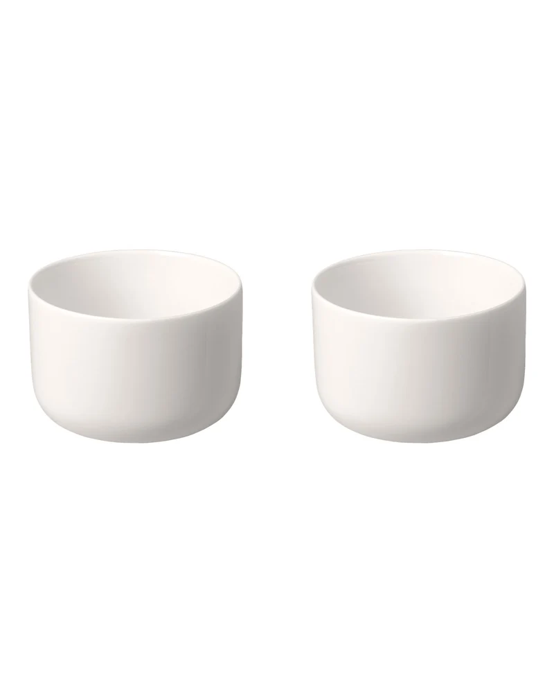 KAYA H Tea | Cappuccino Cup - Set of 2 | shiny-white