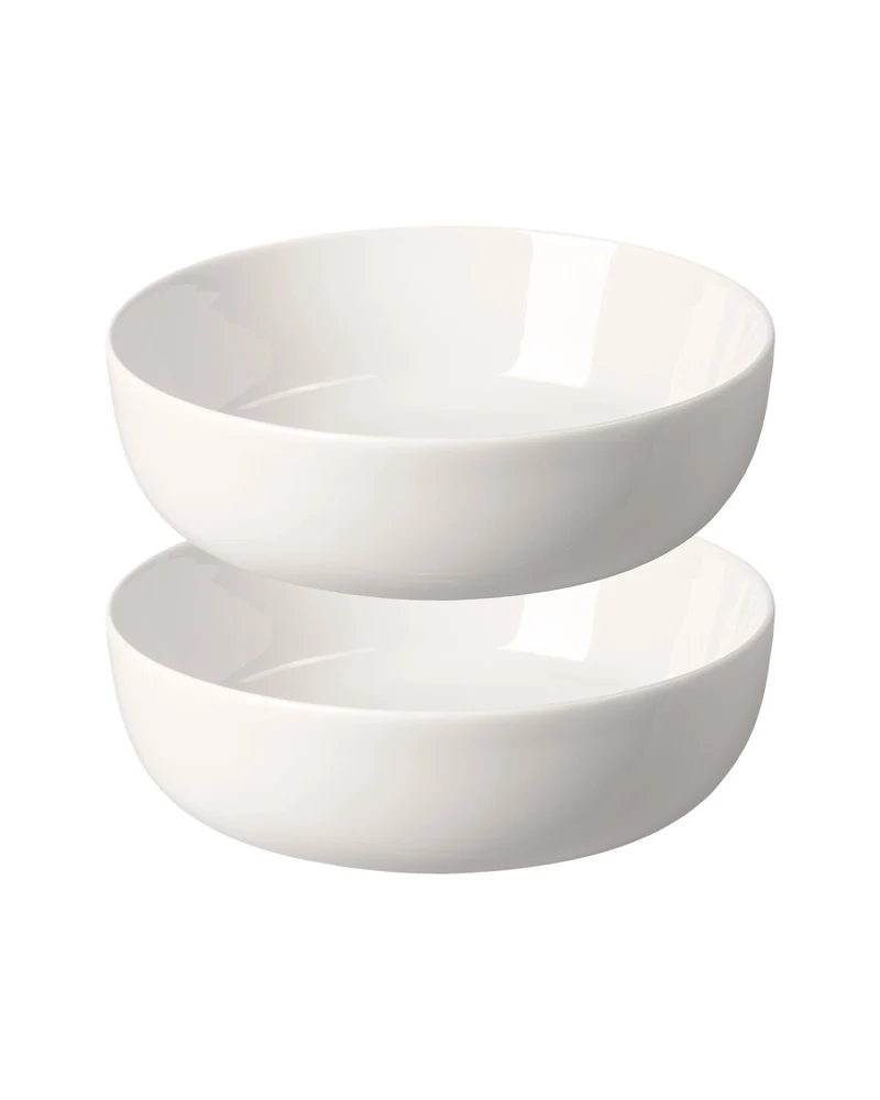 KAYA H Soup Bowl - Set of 2 | shiny-white