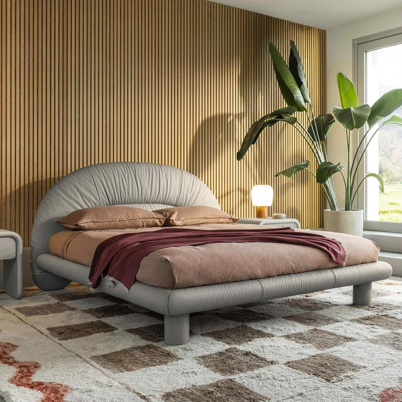 Bed LIELOW by Faye Toogood for Poltrona Frau