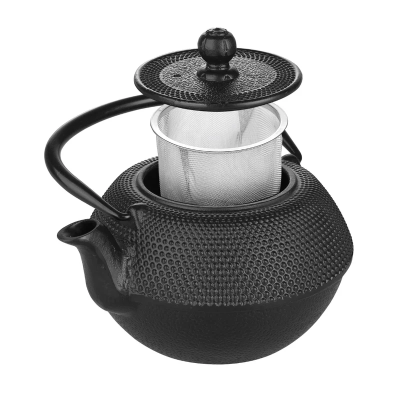 Teekanne Schwarz | Gusseisen | 0,3 Liter