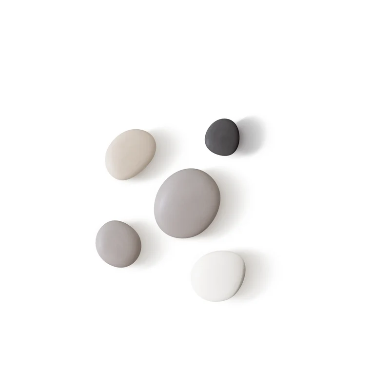 Wandinstallation HOOKS Set of 5 - round | all-sorted