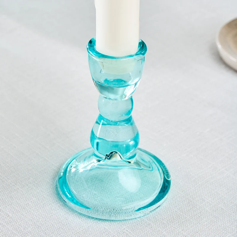 Karaca Home Marine Glas-Kerzenhalter, Türkis