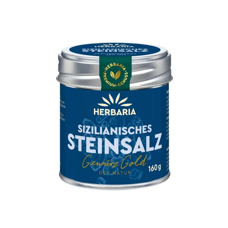 Herbaria Sizilianisches Steinsalz Bio SD-Dose, 160 g