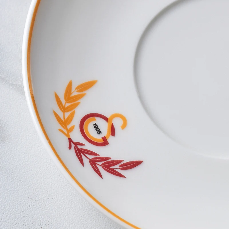 Karaca x Galatasaray Lizenziertes 6-Personen-Kaffeetassen-Set 80 ml