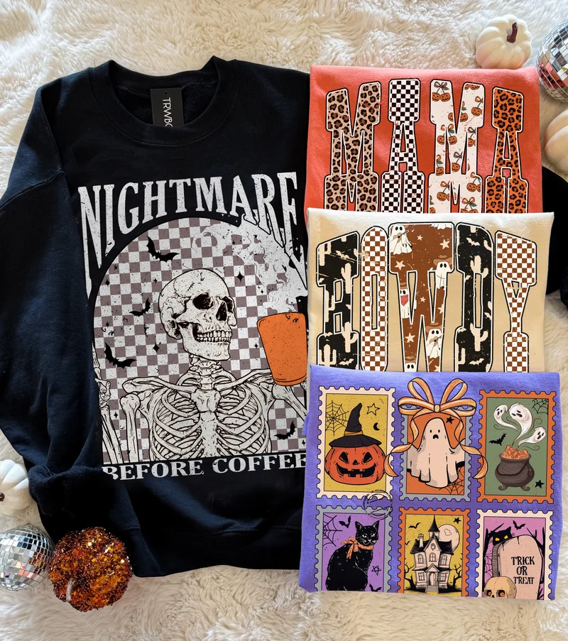 Spooky Gildan Sweatshirt & Comfort Colors Tees