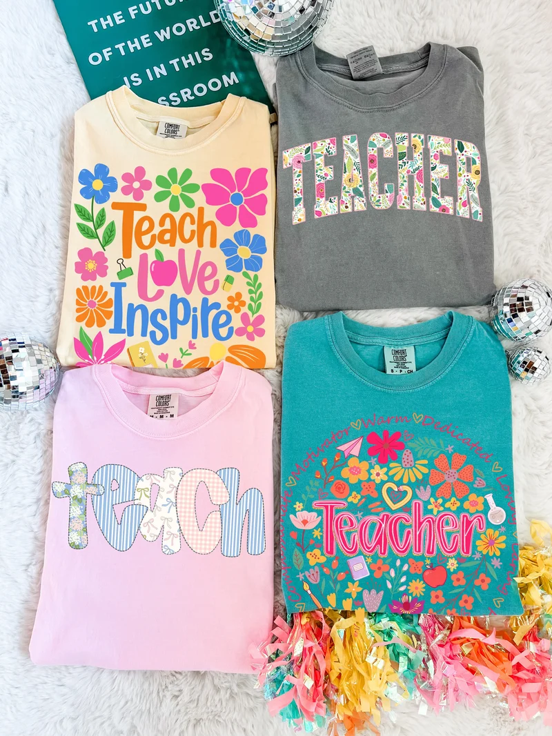 Teacher Appreciation Comfort Color Tees