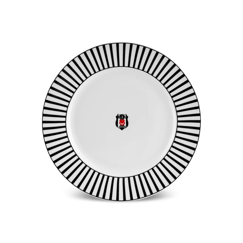 Karaca x Beşiktaş Lizenziertes Forever Bone 24-teiliges Tafelservice für 6 Personen