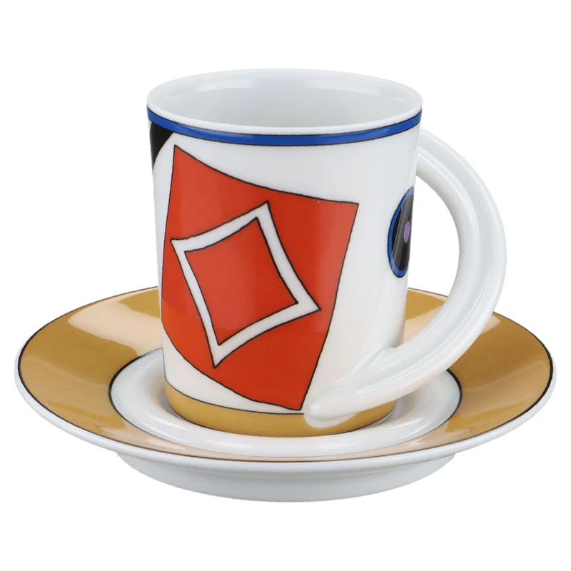 Mokkatasse Espressotasse mit Untertasse - Dekor Sevillia - Sanja Zivo