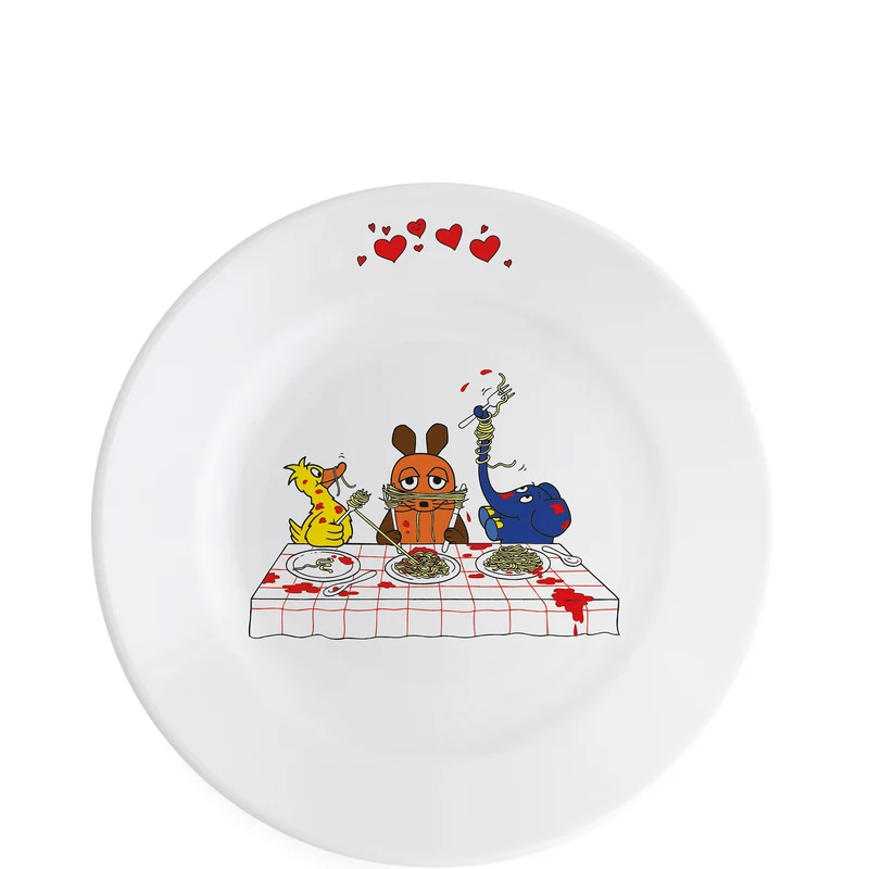 KAHLA DieMaus Frühstücksteller 20,5 cm Pastaliebe