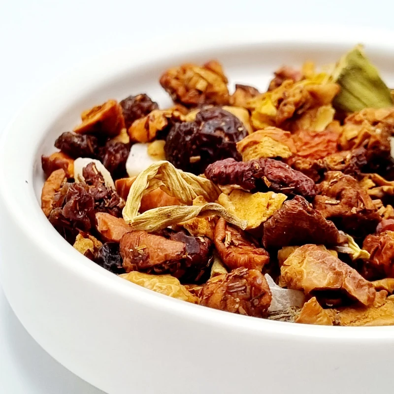 Gelber Pfirsich - Tee mit Sprüchen | Früchtetee | Mild