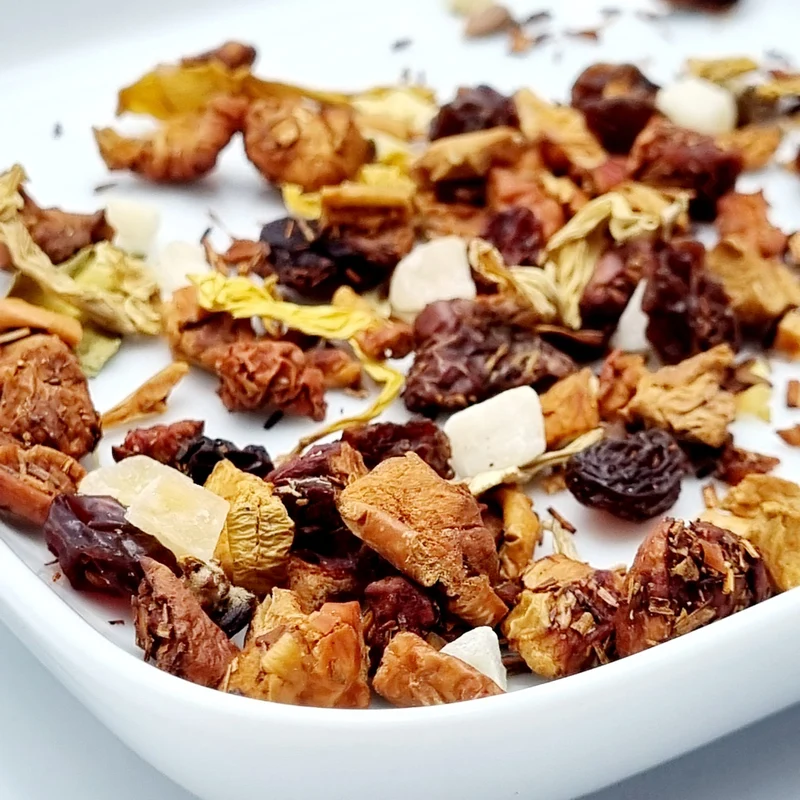 Gelber Pfirsich - Tee mit Sprüchen | Früchtetee | Mild